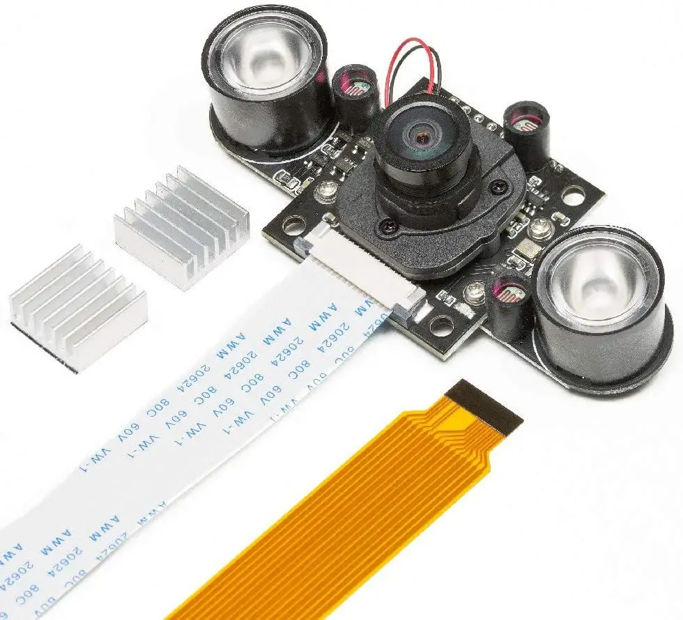 Arducam for Raspberry Pi NOIR 5MP OV5647 Camera Module Motorized IR-CUT Filter for Daylight and Night vision Support Pi 4 Zero P