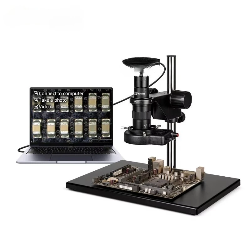 The Murzider industrial microscope combines digital imaging for use in industrial environments. MSD417-1000W