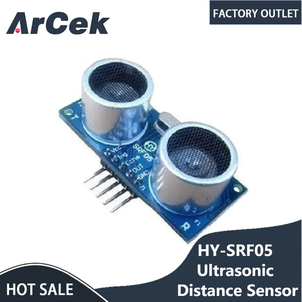 

5Pin HY-SRF05 Ultrasonic Distance Sensor Module Replace SR04 For Arduino Module Breadboard Friendly 5V Dual Transducer DIY KIT