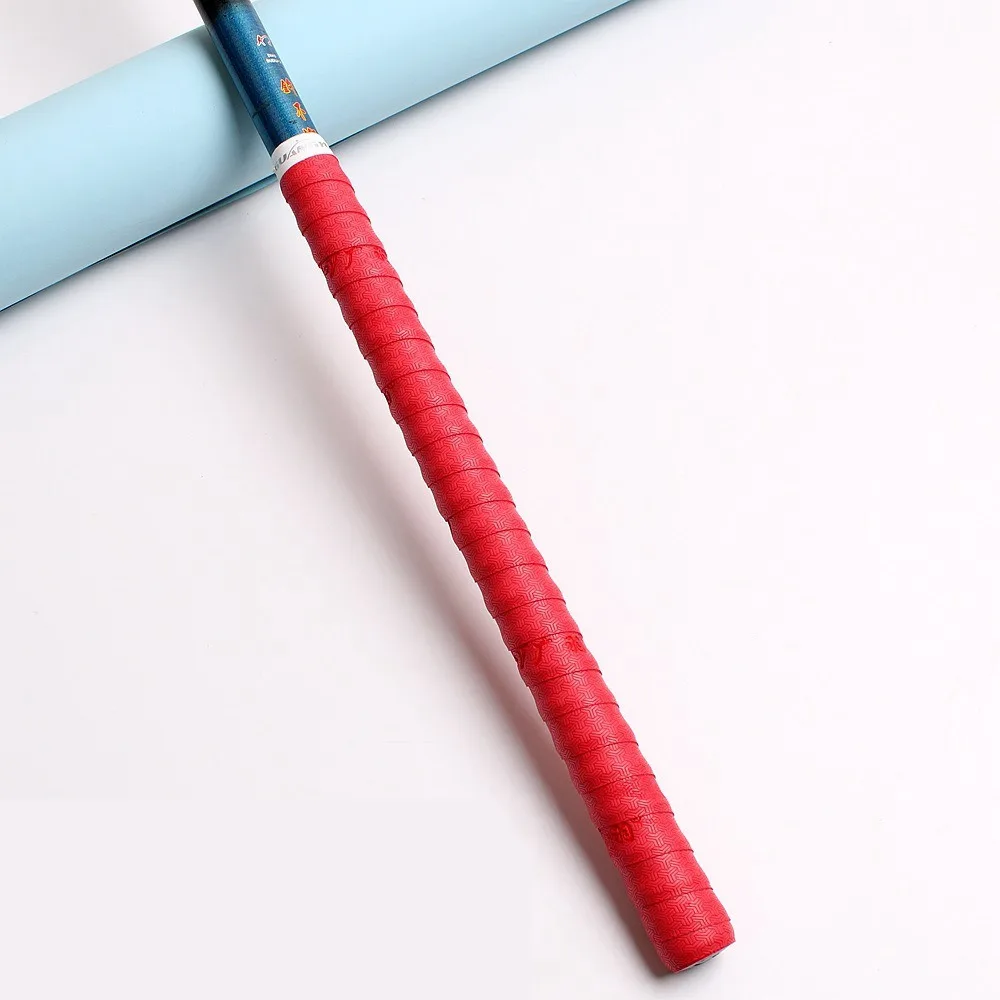 PU Badminton Handle Wrap Tape Anti Slip Texture Sweat Absorbent Badminton Racket Grips Wrap Elastic Cushioning