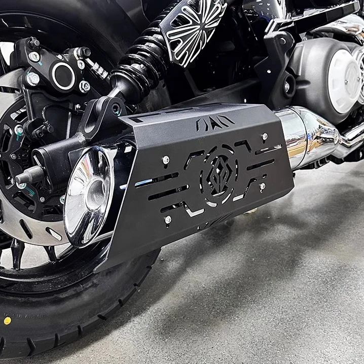 FOR KAWASAKI Eliminator 500 SE 500SE 450 400 Eliminator500 Motorcycles Accessories Exhaust Heat Shields Guard Protection Cover