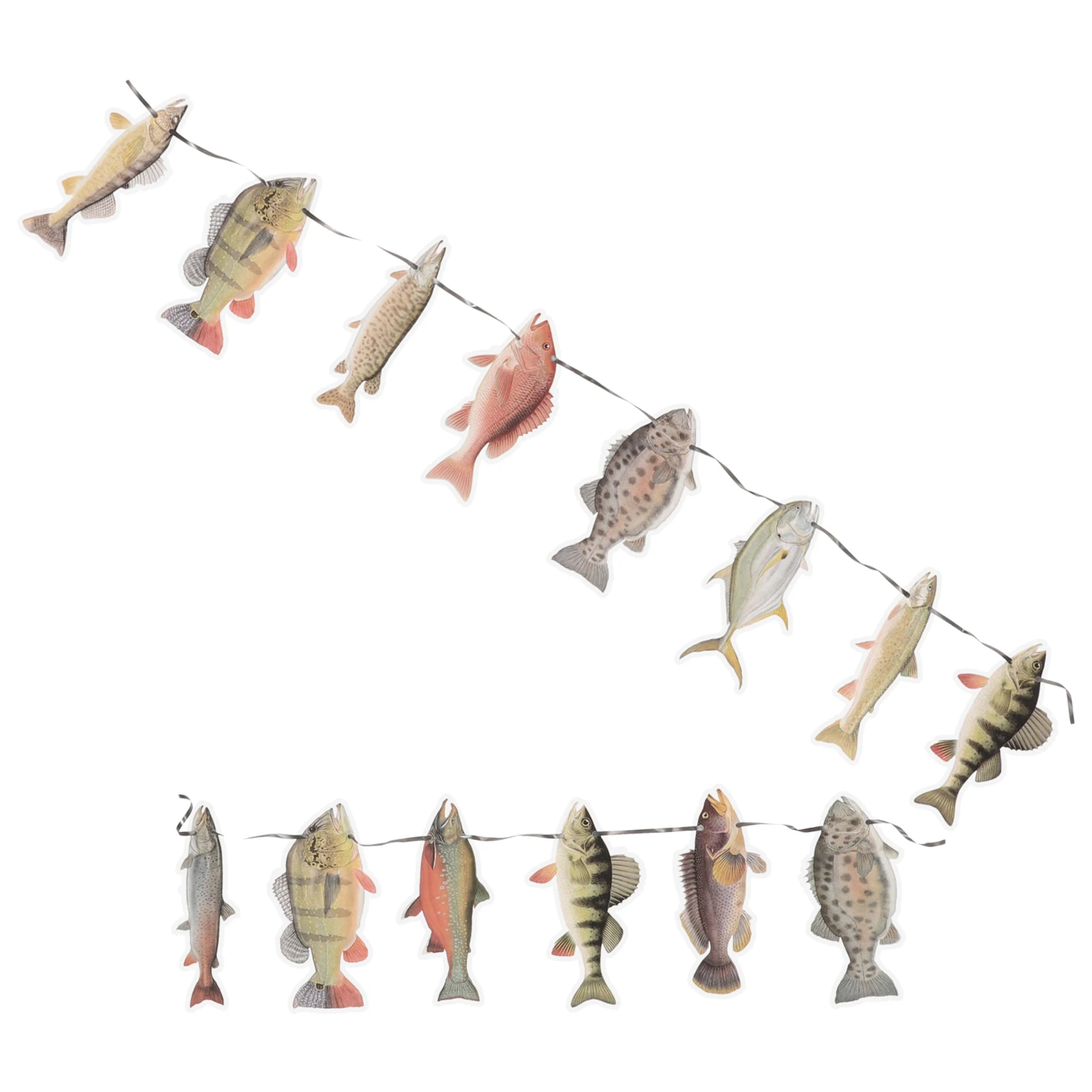 

Supplies Birthday Photo Props Pull The Flag Paper Decorations for