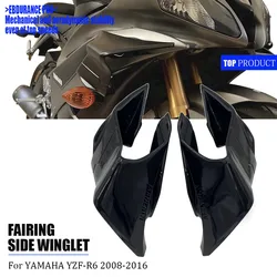 Motorcycle Parts For Yamaha YZFR6 R6 2008 2009 2010-2016 3M Paste Aerodynamic Winglet Fixed Wind Wing Side Wing Side Fairing