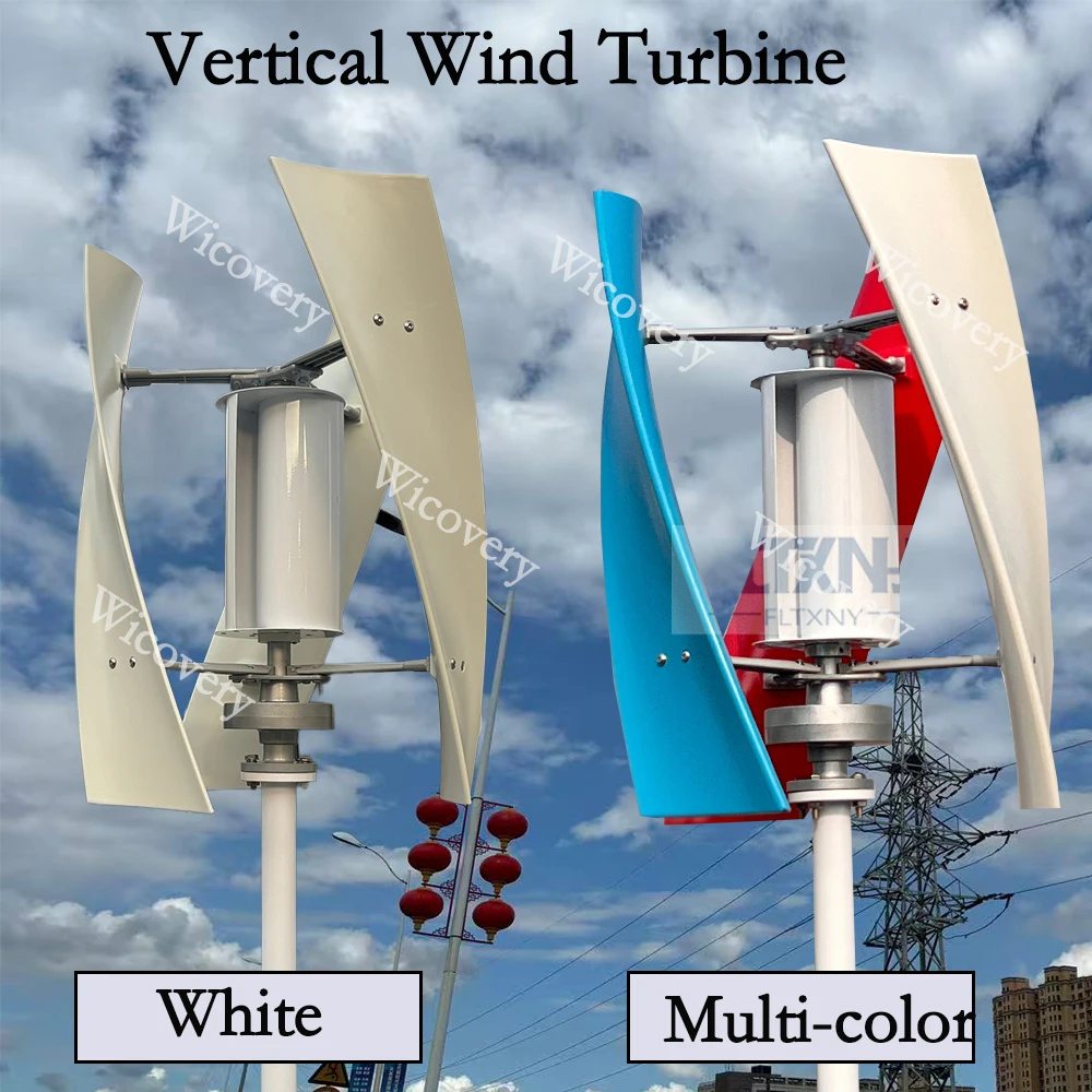 Premium Material 8KW 10KW 24V 48V Vertical Wind Turbines Permanent Magnet Generator 3Phase Alternator Off Grid System Household