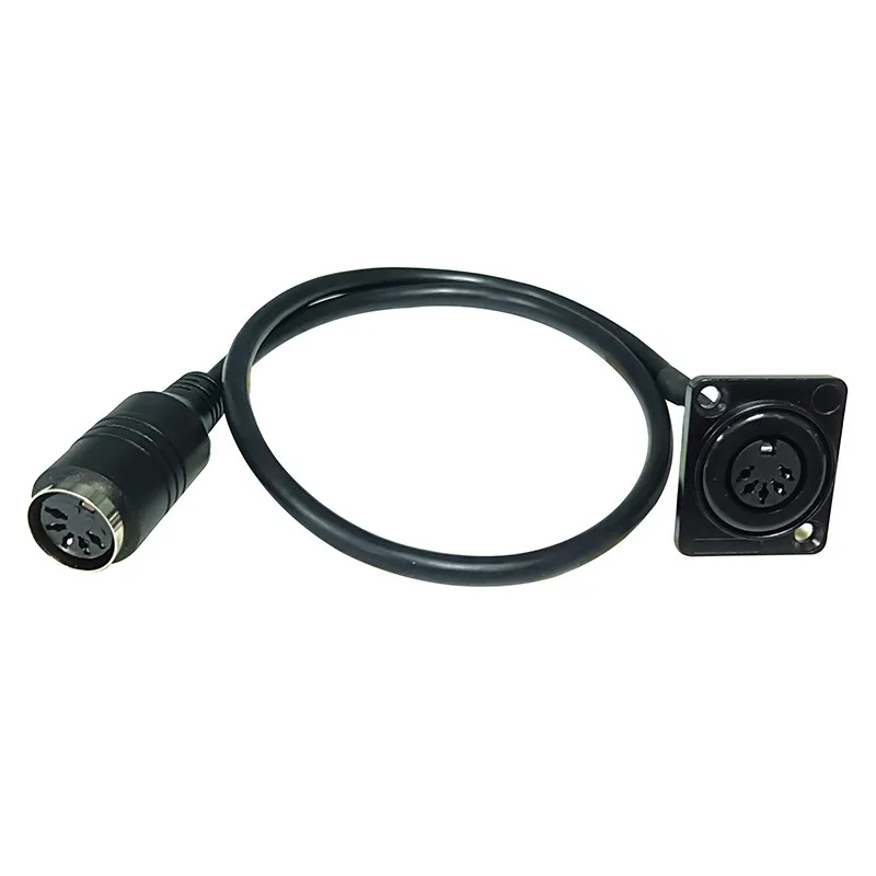 D-panel Large DIN 5PIN Electronic Organ Audio Transmission Panel Type MIDI 5P Female To Male Extension Cable