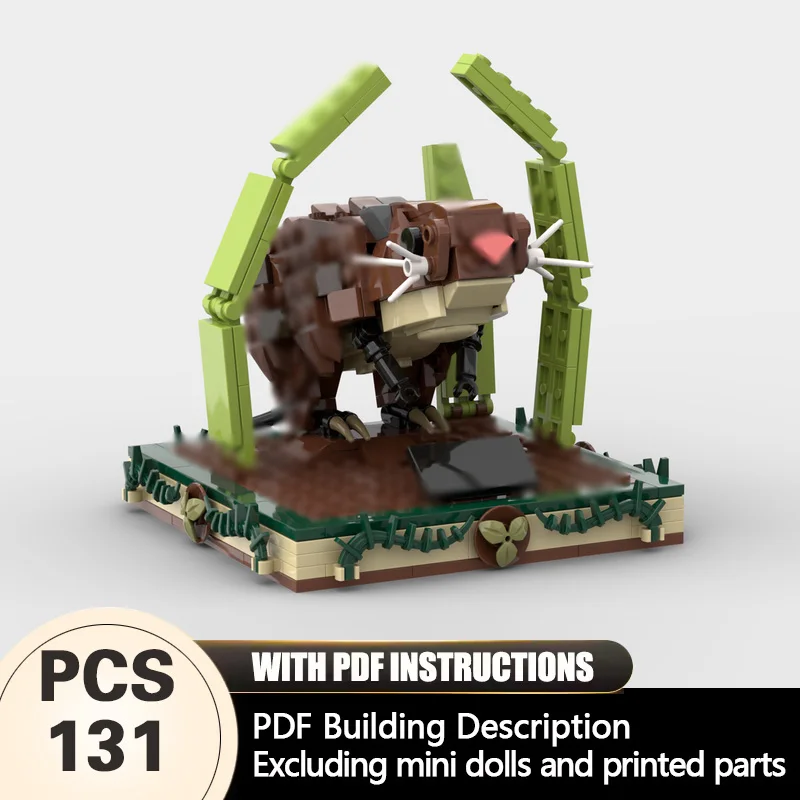 

Creators Animal Series Model MOC Building Bricks Small Water Rat Modular Technology Gifts Holiday Assemble Children Toys Suit