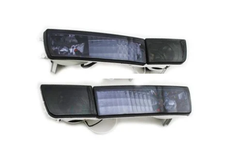 

Smoke Crystal Style Euro Bumper Fog & Turn Signal Lights For VW Volkswagen Golf MK3