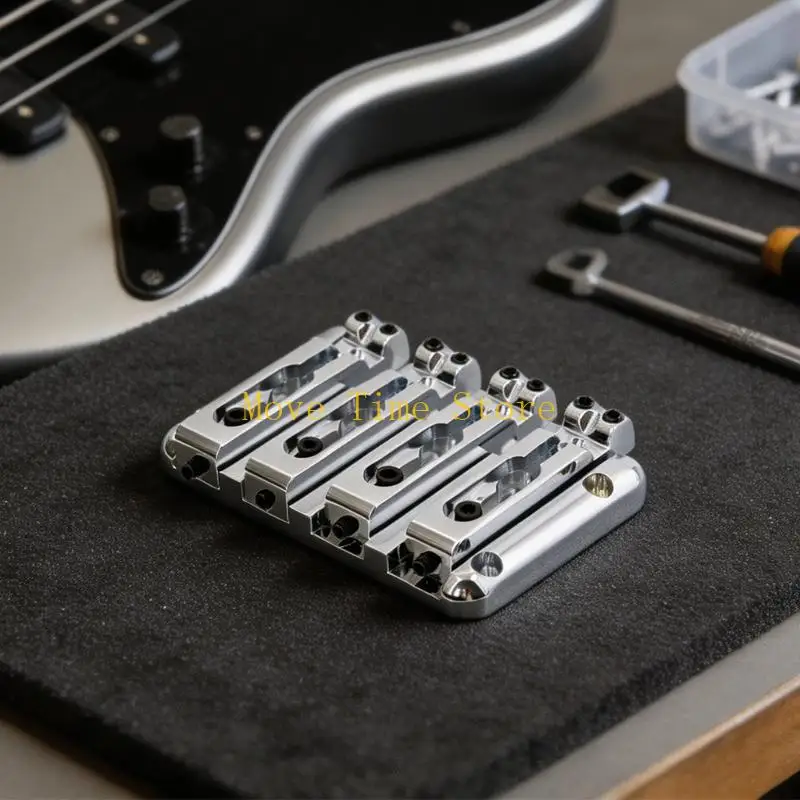 92ME Separated Saddles 4 String Bass Bridge Replacement for Optimal Resonance