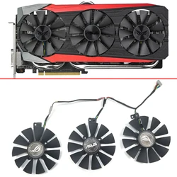 gpu cooling VGA cooler graphics gtx1080 gtx980ti gtx1060 gtx1070 fan for ASUS STRIX GTX 1080/980Ti/1060/1070 Video cards system