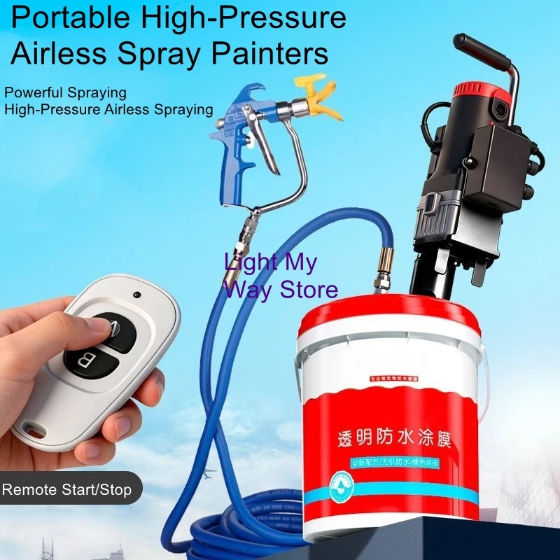 Portable Electric High-Pressure Paint Sprayer, Multifunctional Putty Powder Sprayer, Cement Slurry Latex Paint