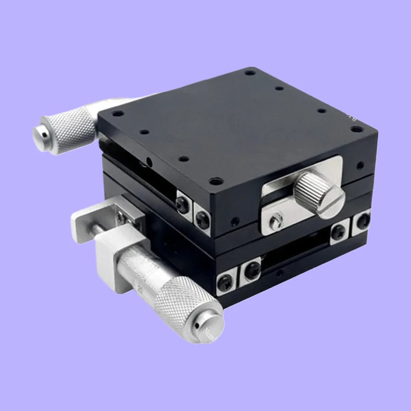 

XY Axis Fine-tuning Precision Manual Moving Platform LGY60/40-L Steel Strip Ball Positioning Slide