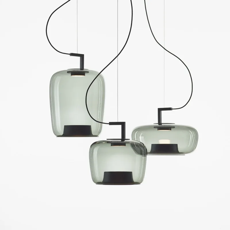 ثريا زجاجية فنية ثريا بجانب السرير بسيطة #2