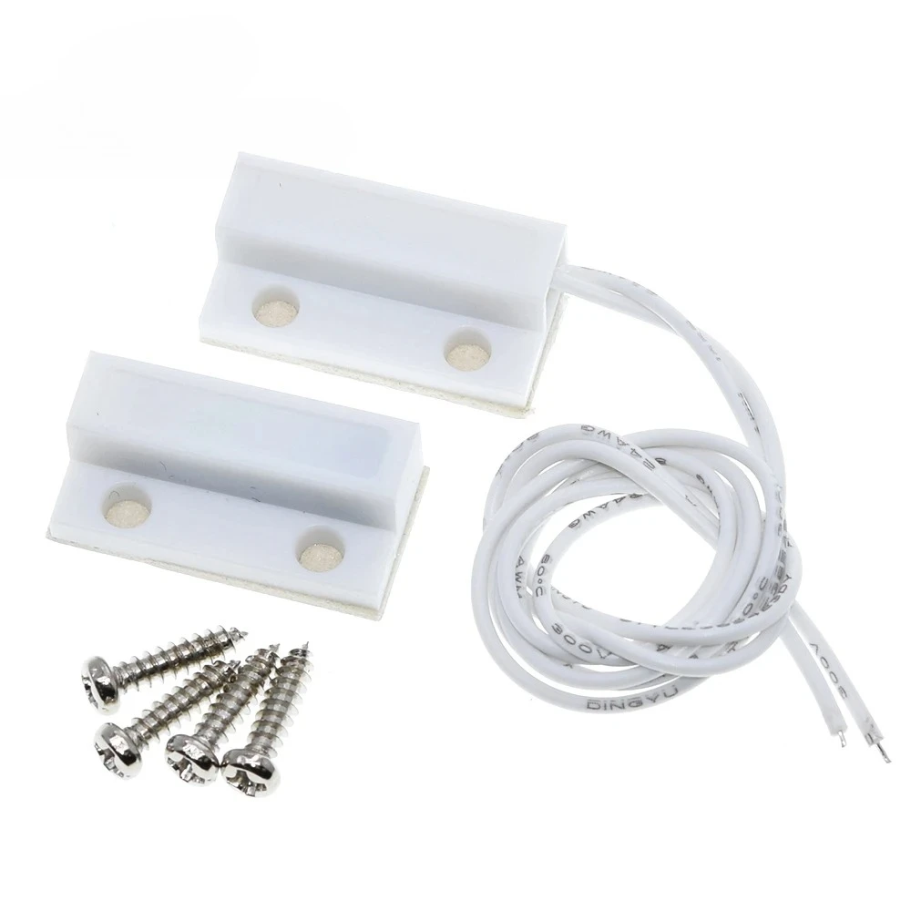 MC-38 MC38 Wired Door Window Sensor 30mm Wire Lengthen Randomly Magnetic Switch Home Alarm System