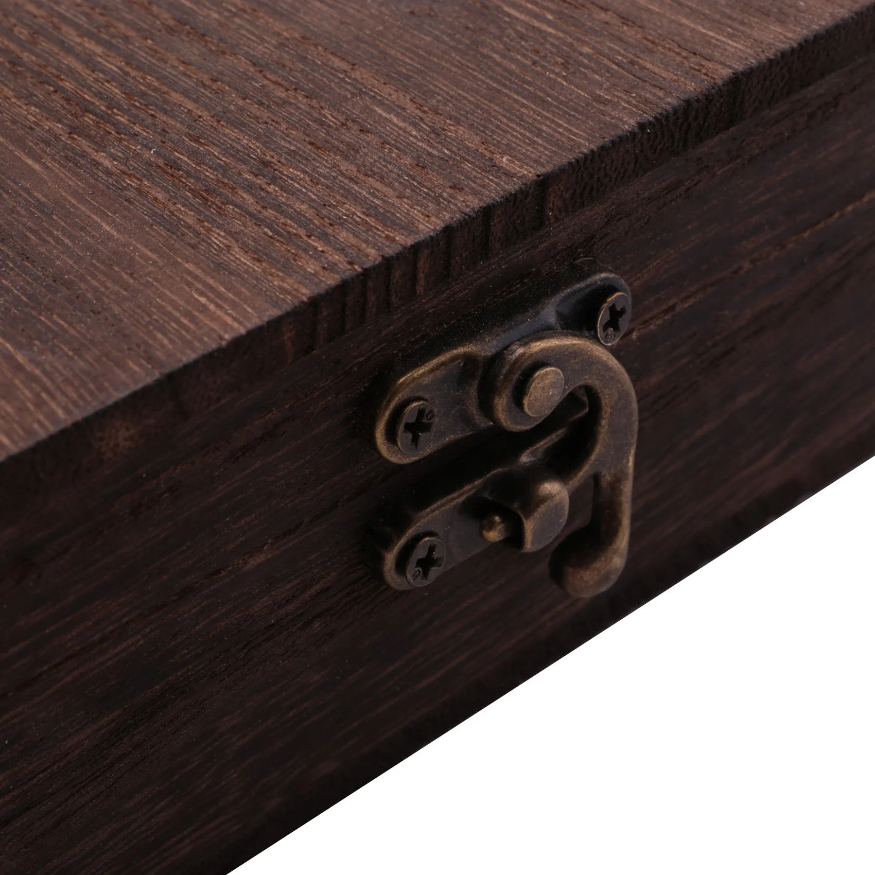 Scatola di legno per scrittori, scatola di legno con borsa a tracolla con coperchio incernierato, con scatola di immagazzinaggio per schizzi all'aperto con chiusura a coperchio