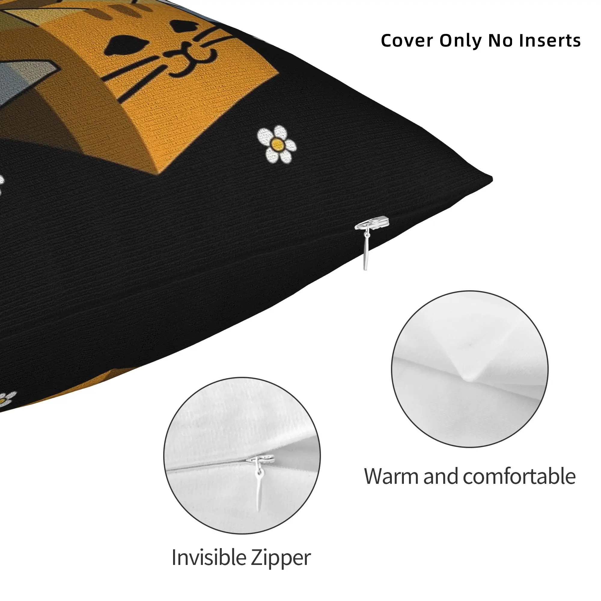 Print Bee Swarm Simulator Collection BSS Pillowcase Polyester Cushion Cover Decorative Halloween Pillow Case Cover Home Square