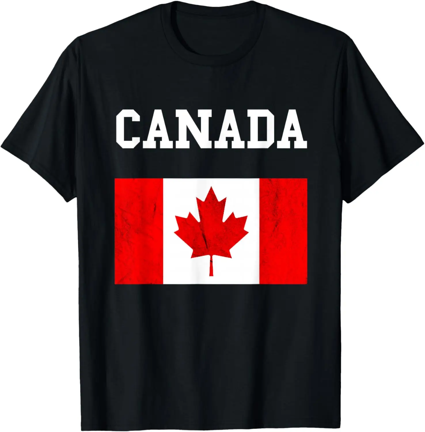 Maple Leaf Canadian Flag T-Shirt 100% Cotton O-Neck Short Sleeve Summer Casual Mens T-shirt Streetwear