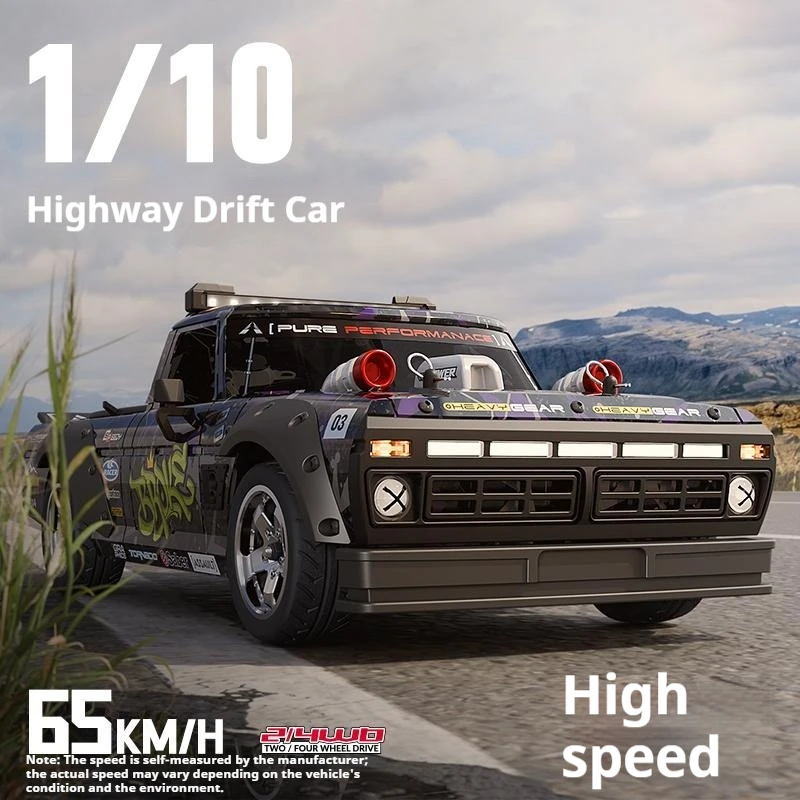 

Pinecone SG1006 1:10 Scale RC Flat Car 4WD ESC Brushless Motor Professional Racing Drift Car LED Light Hoonitruck 1/10ar F150