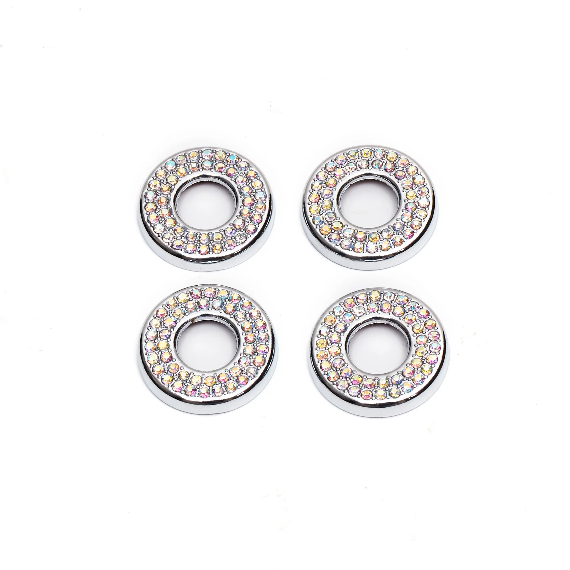 Car Door Lifting Bolt Circle Decoration Decals for Mercedes E-Class A-Class B-Class C-Class GLC GLA GLK Door Pin Ring Sticker