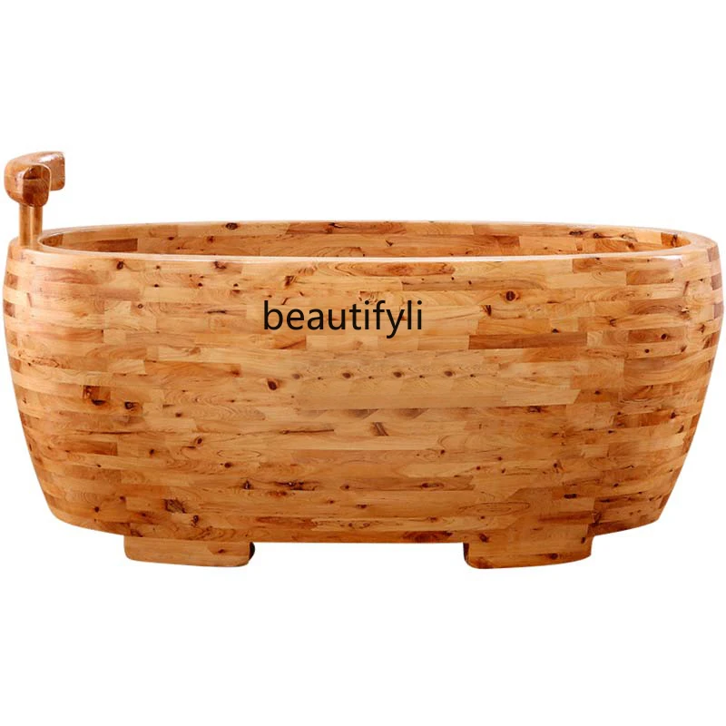 

Beauty salon bath wooden bucket bathtub thickened heating wooden bucket bath bucket household whole body