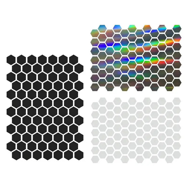 

1PCS Motorcycle Helmets Invisible Black Reflective Stickers Simple & Effective Reflective Tape Reflective Film for Helmets Bikes