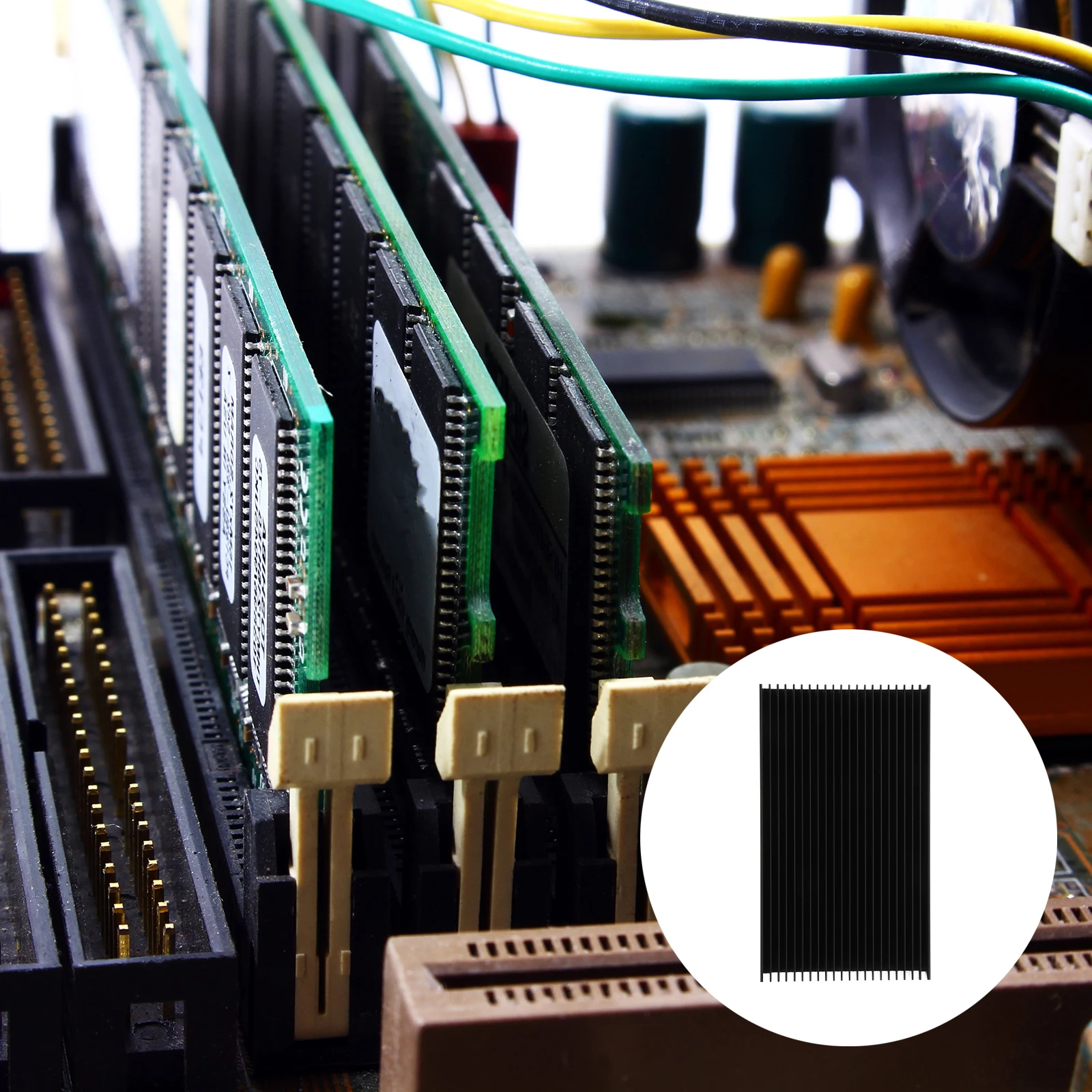 Ultra-Thin Aluminum Heat Sink Chip Cooler Fin Metal Radiator Voltage Regulator Cooling For Router Led Ic