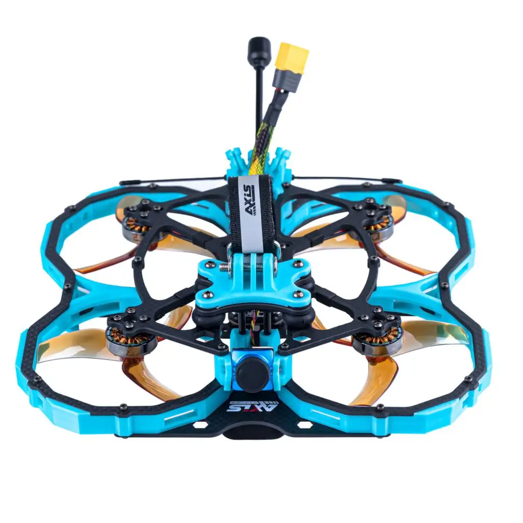 Axisflying Blue Cat C35 HD Analog 152mm F7 AIO 40A ESC 6S 3.5 Inch Cinematic FPV Racing Drone DJI Air Unit Nebula Pro HD System