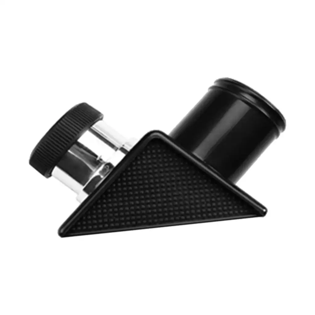 Telescope Accessory 0.965 Inch Prism Diagonal Mirror 90 Degree for Refractor Crisp Image Night Observation