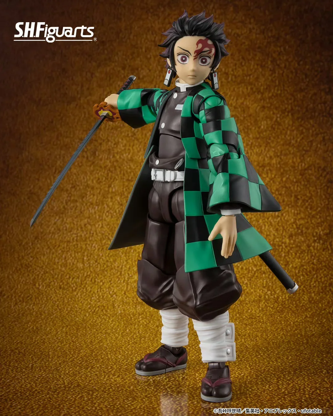 Figura de acción Kamado de 14cm Demon Slayer Figma Dx-498 Tanjiro articulaciones móviles 3 placas faciales espada Nichirin juguetes Maxfactory Figma