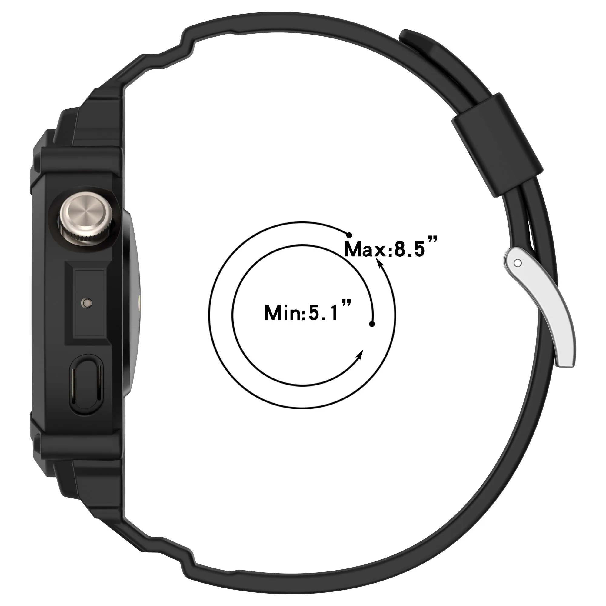 حزام ساعة سيليكون لساعة Vivo 5 watch 3 حزام ساعة متكامل حزام قابل للاستبدال لساعة IQOO 5 ملحقات حزام الساعة #4