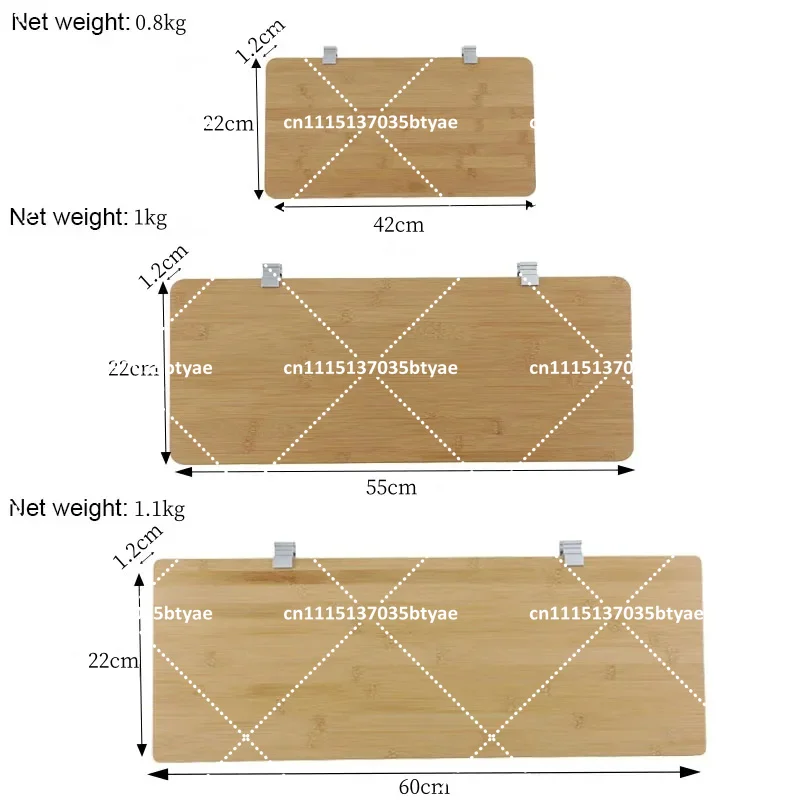 IGT Extension Board IGT Side Table Top Bamboo Board Outdoor Kitchen System Module Camping Picnic Dining Extension Table Top