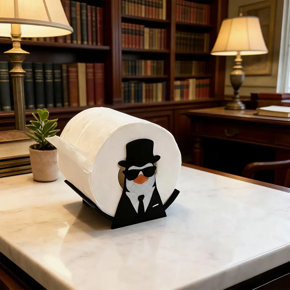 

Penguin Roll Paper Holder Interesting Bathroom Roll Paper Holder Decoration Ornament Cute Penguin Toilet Paper Dispenser