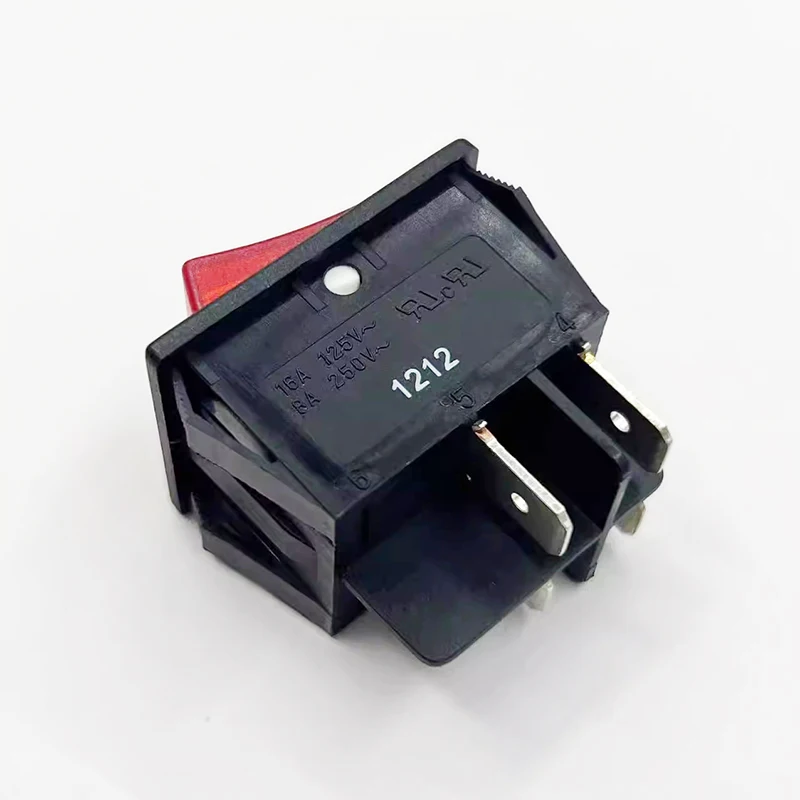 

Boat switch 4 pin 2 gear 25*32mm warping switch 16A welding machine treadmill switch