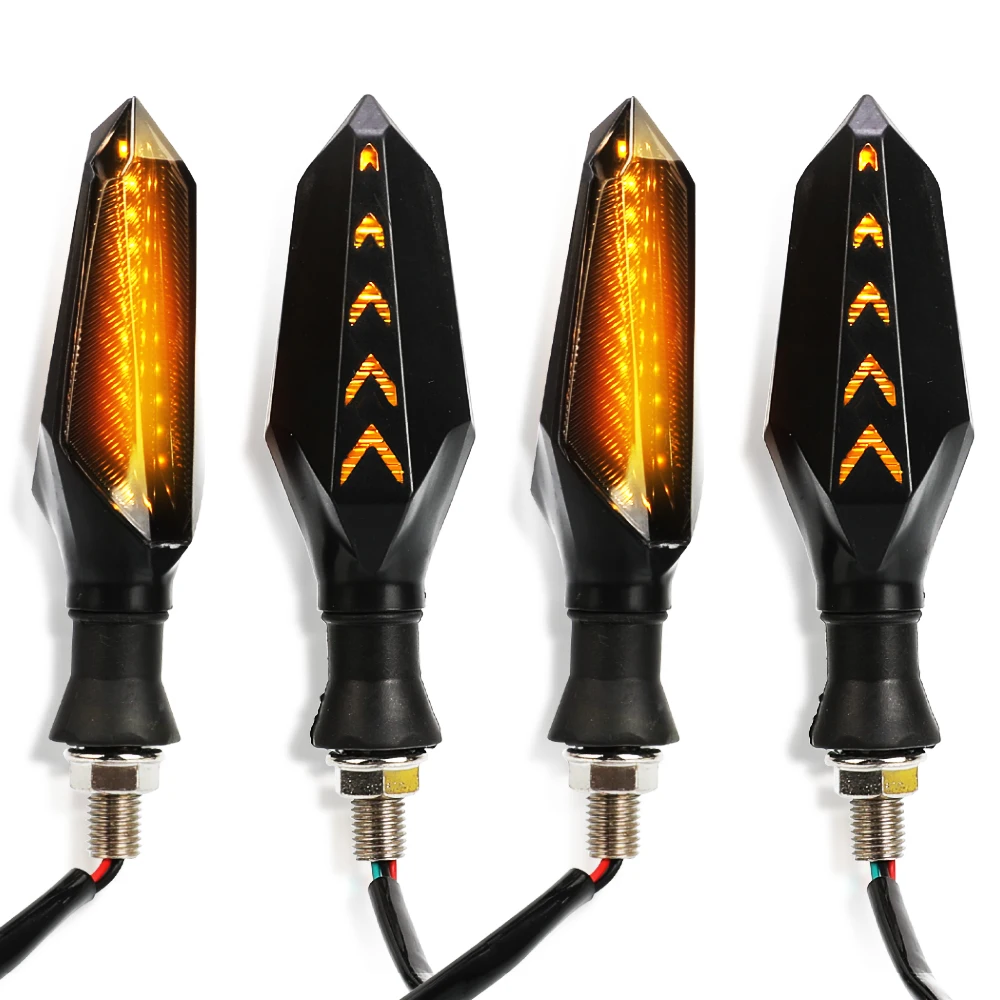 Motorcycle 12 LED Turn Signal Lights Blinker Front Rear Lights FOR RC390 RC125/RC200 RC250 2013 2014 2015 2016 2017 2018