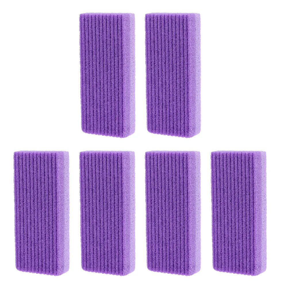 Foot Pedicure Scrubber Smoothing Tool Pumice Stone Grinding Rubbing Exfoliator Purple