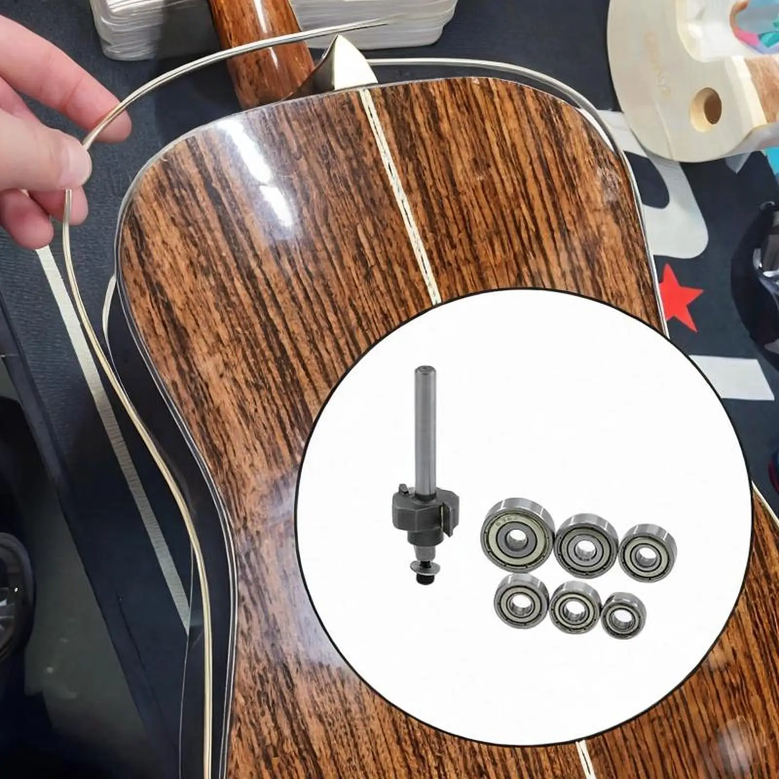 

Инструмент для обрезки гитары, долбежный край, портативные принадлежности, детали, аксессуары, прочная сверхмощная обрезка кромок для любителей DIY