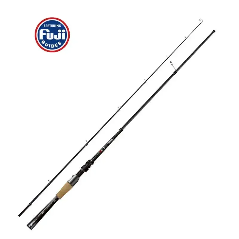 AUG-Lure Fishing Rod L/ML/M Large Cone Fuji Guide Ring Quick Adjusting Carbon Perch Fishing Rod Competitive Black Pit Rod