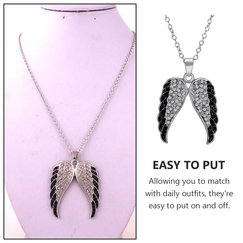 

Wing Pendant Accessories for Girls Neck Jewelry Gift Decor Attractive Clavicle Chain Necklace Mother