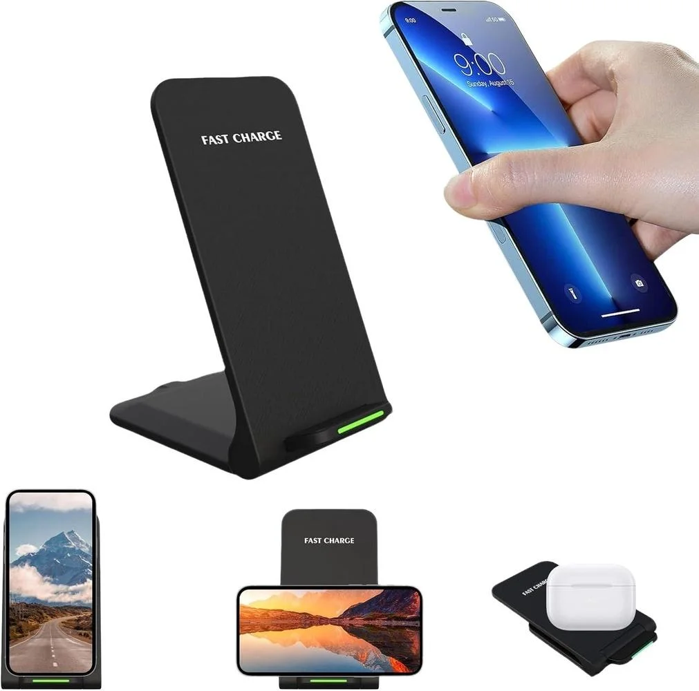 Faltbarer Kabelloser Ladeständer für iPhone 17 16 15 14 13 12 Pro Max Samsung S26 S25 Xiaomi Induktions-Schnellladestation