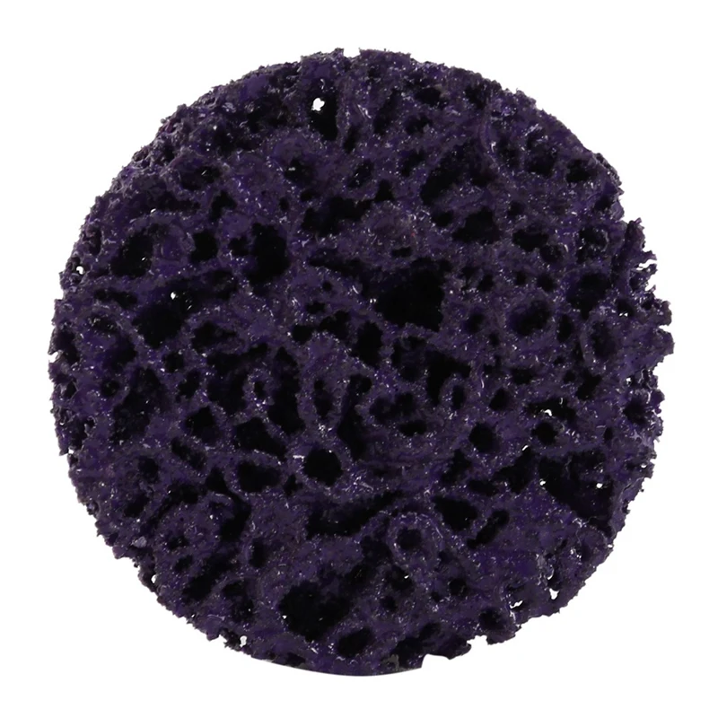 75PCS 2 Inch 50Mm Quick Change Easy Strip & Clean Discs Purple For Paint Rust Removal Surface Prep With 3 Holder CNIM Hot