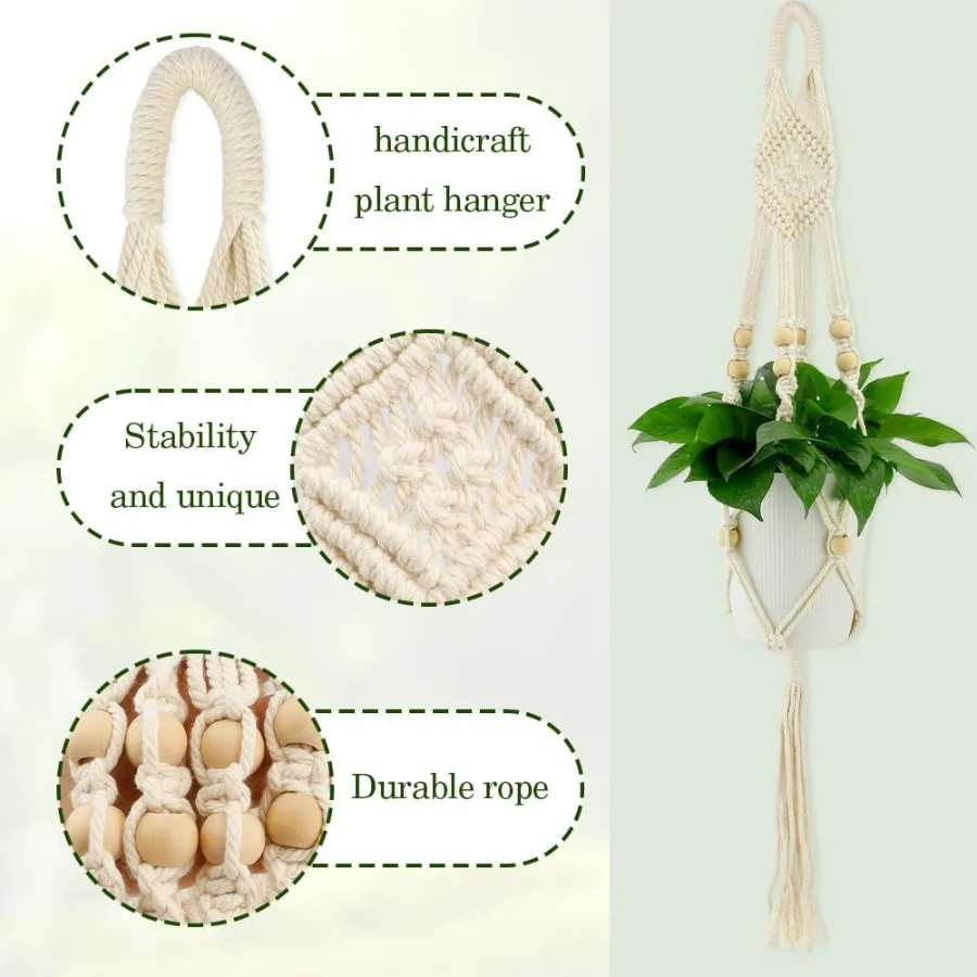 Hanging Planter For Indoor PlantsMacrame Plant Hanger Plant Hanger Hanging Plant Holder Plant Hangers Plant Holder Plant Hanger