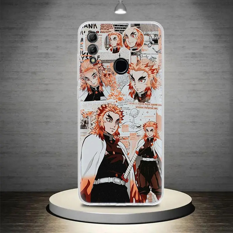 Demon Slayer Anime Kimetsu No Yaiba Phone Case Capa For Huawei Honor 9 10 Lite 9X 8X 8A 8S Y5 Y6 Y7 Y9 P Smart Z 2019 1020i Patt