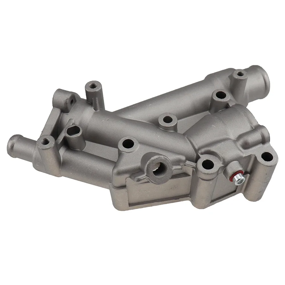 Sistema de refrigeración del motor del coche, brida termostática de aluminio 9687927980 para Peugeot 307, 407, Citroen C4, C5, 1