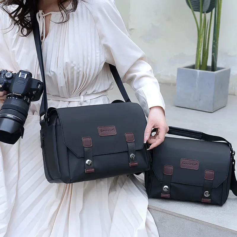 Shoulder Camera Messenger Bag Wear-resistant Waterproof Camera Bag for Mirrorless