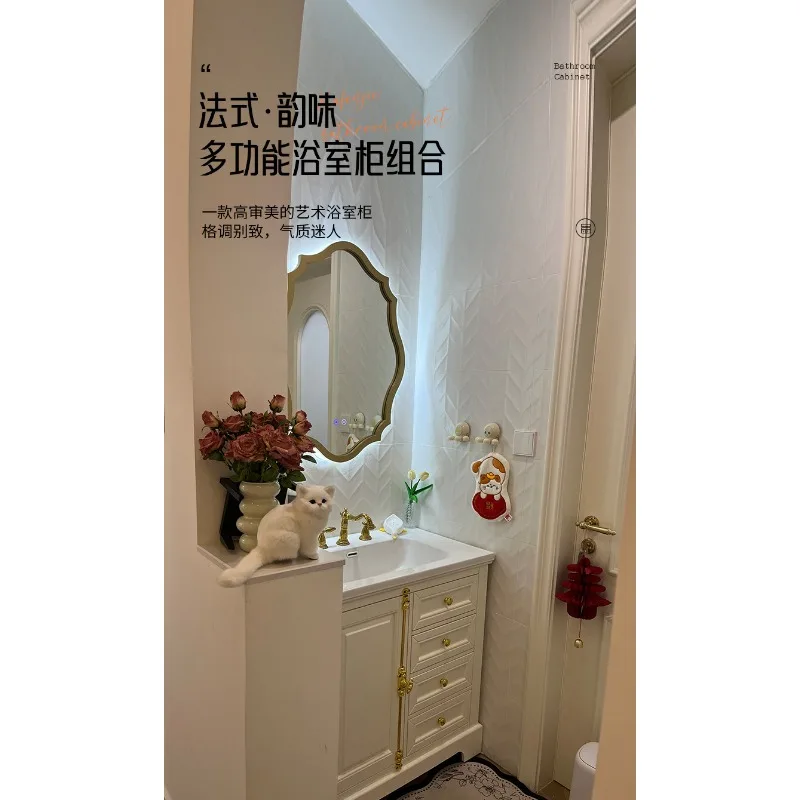 

Bathroom cabinet combination ceramic integrated basin, toilet washstand