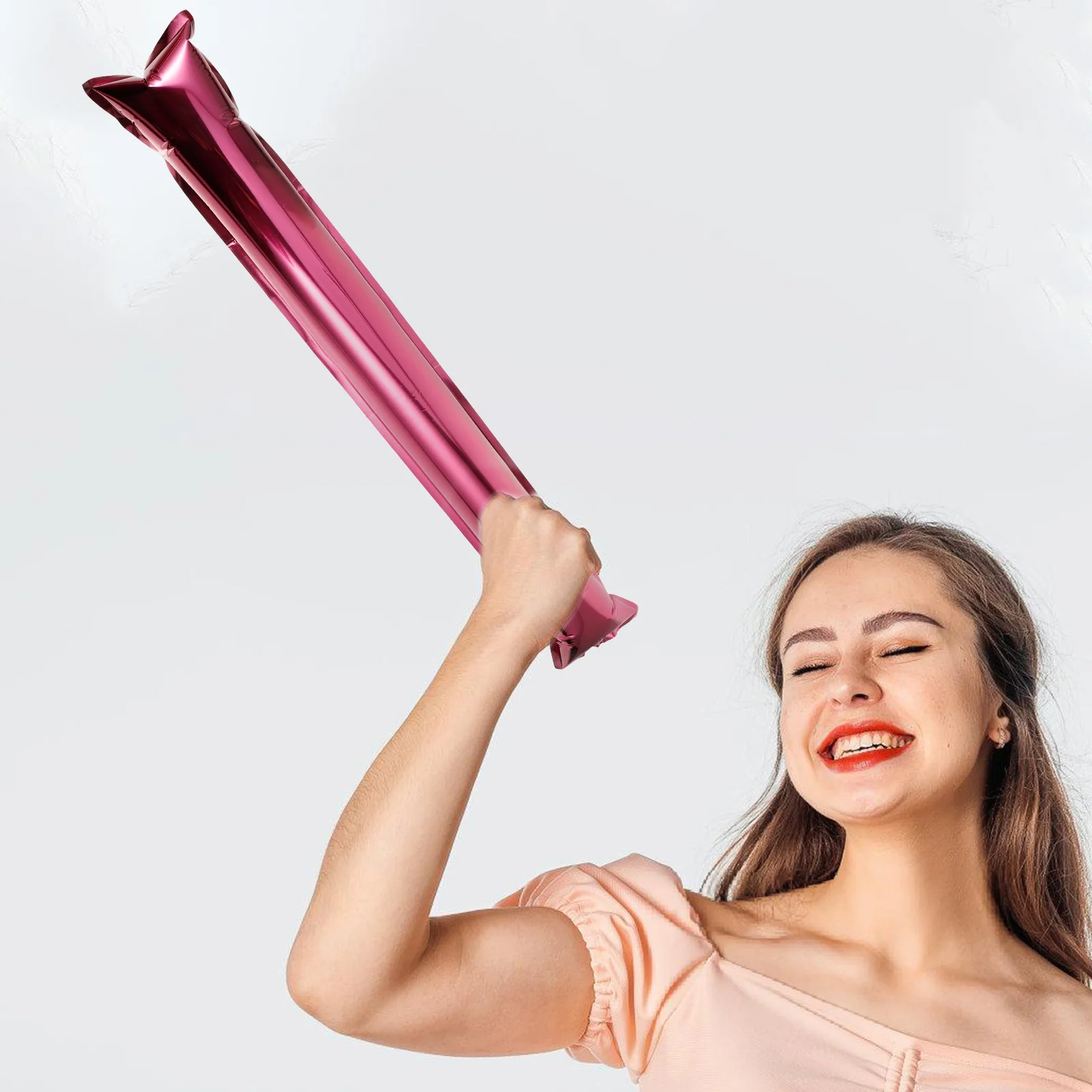 

20Pcs Inflatable Noise Makers Aluminum Foil Cheering Sticks Lightweight Portable Sports Events Party Accessories