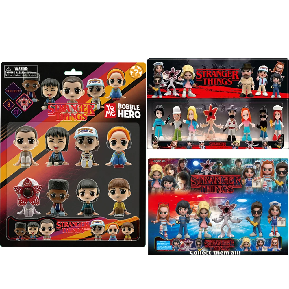NEW many Styles Stranger Figure Eleven Dustin Barb Steve Demogorgon Action Fiqures Toy Birthday Gift Toy THINGS ﻿