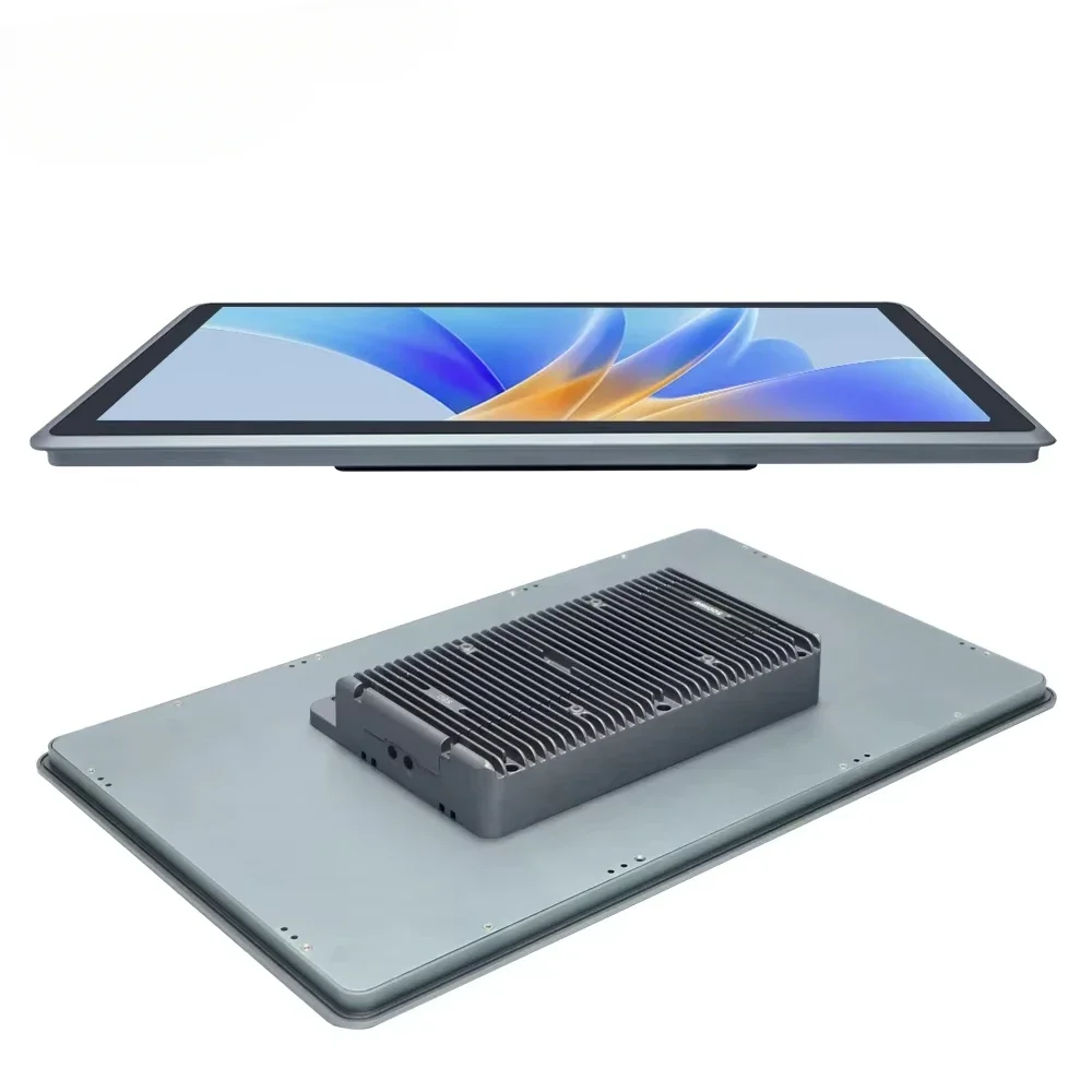 21.5 Inch front IP65 Industrial panel PC touch screen monitor with Core 8th full HD TFT LCD tablet