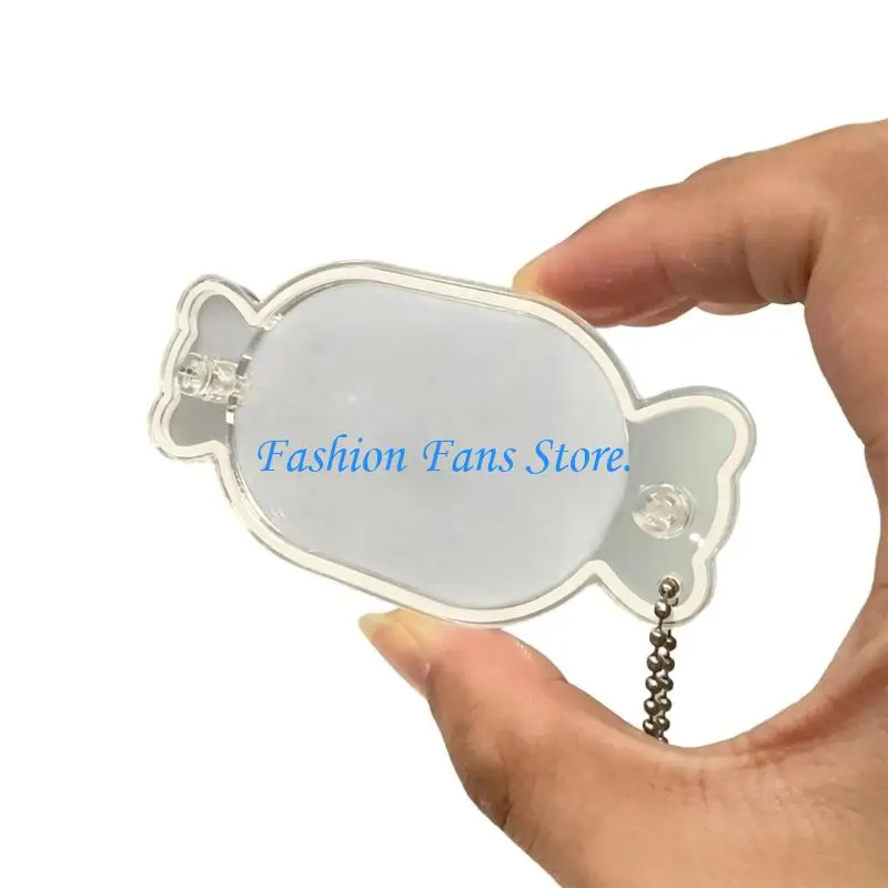  Candy Shaped Acrylic Bag Charm with Hanging Ball Chain for Keys and Zippers