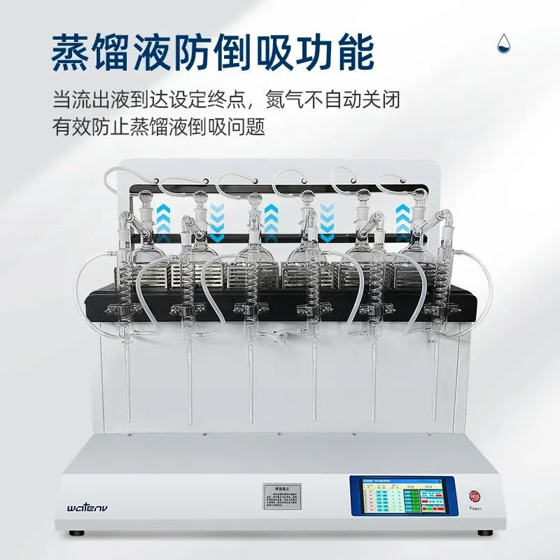 Distillation Instrument Laboratory Volatile Phenol Cyanide Ammonia Nitrogen Intelligent Integrated Distillation Instrument