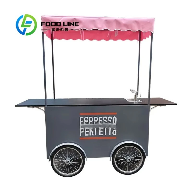 

Customized Rust Resistant Refrigerated Ice Cream & Snack Trailer Cart for Commercial Outdoor Street Fair Event Use
